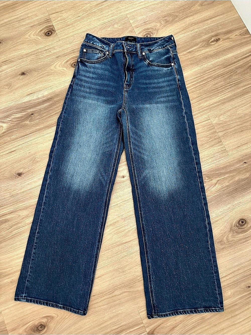 Quince Boot Cut Jeans in Blue Waist 30 Like New